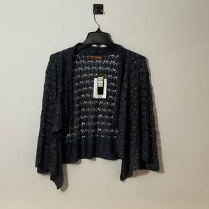 Belldini Midnight Blue Open-Front Sweater